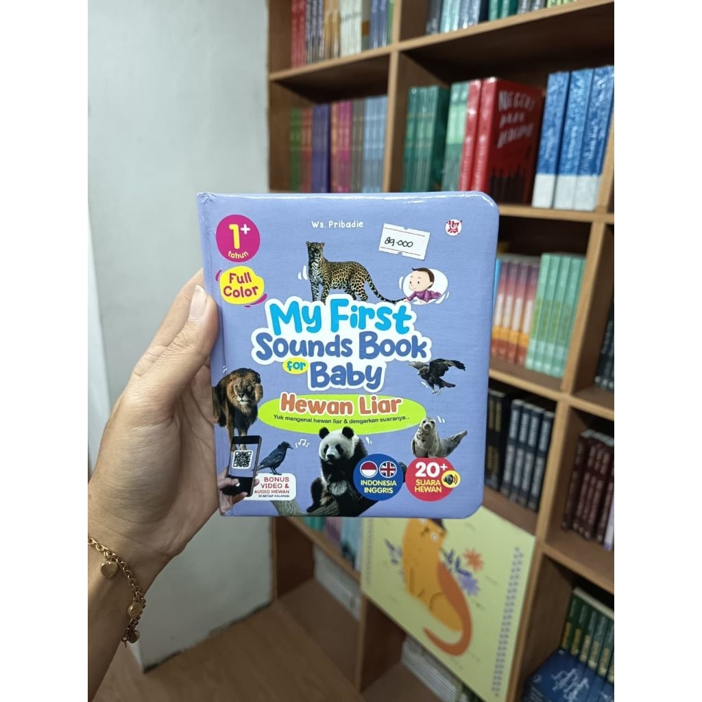 My First Sound Book- hewan jinak/hewan ternak/hewan liar/Bilingual/usia 1+
