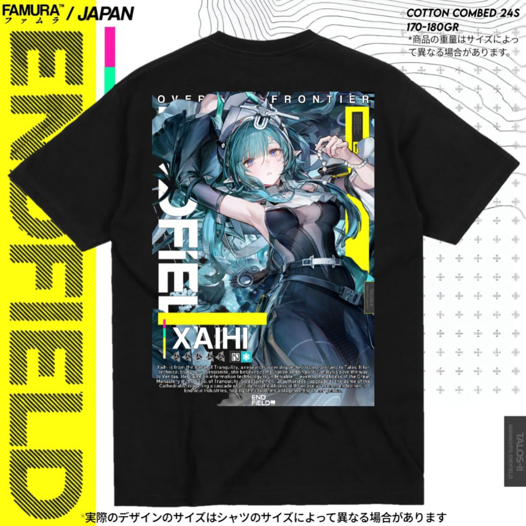 FAMURA T-Shirt / Kaos Game Baju Xaihi Arknights Endfield