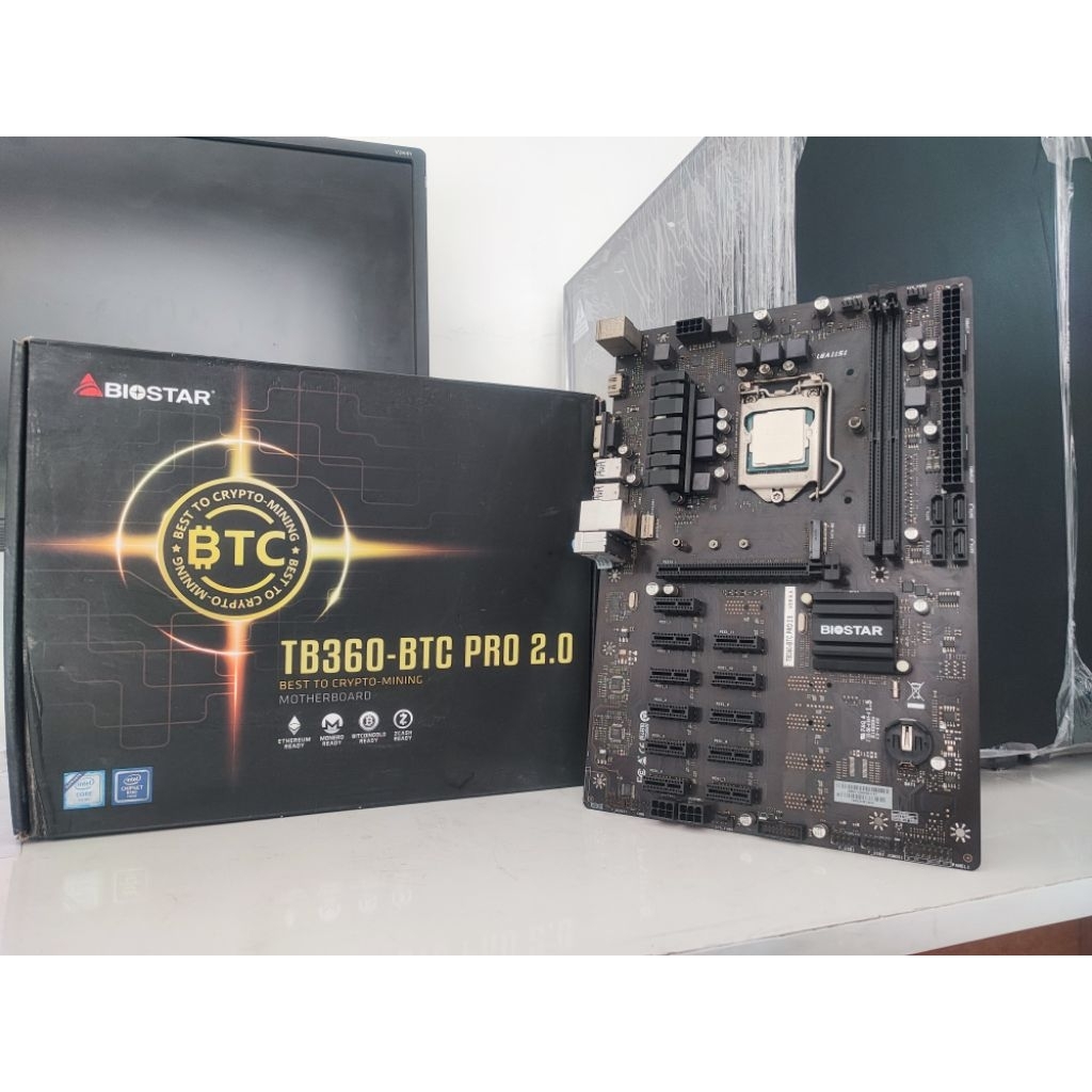 PAKETAN PROCESSOR I5 8400 + MOTHERBOARD BIOSTAR TB360-BTC