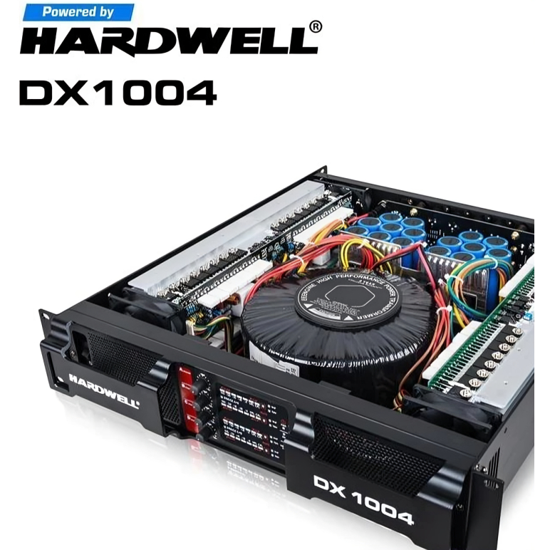 Power Amplifier Hardwell DX 1004/Amplifier Hardwell DX1004 4 Channel/Power Ampli Hardwell DX-1004
