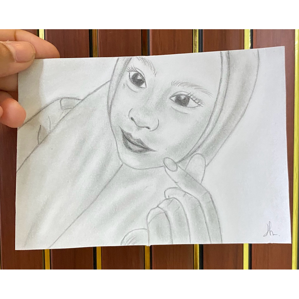 JASA GAMBAR SKETSA PENSIL