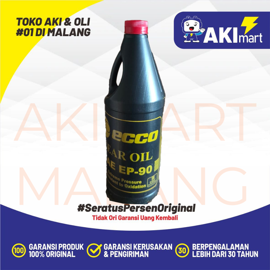 Oli Gardan ECCO Gear EP / Sae 90 Gear 90 Oli Transmisi SAE 90