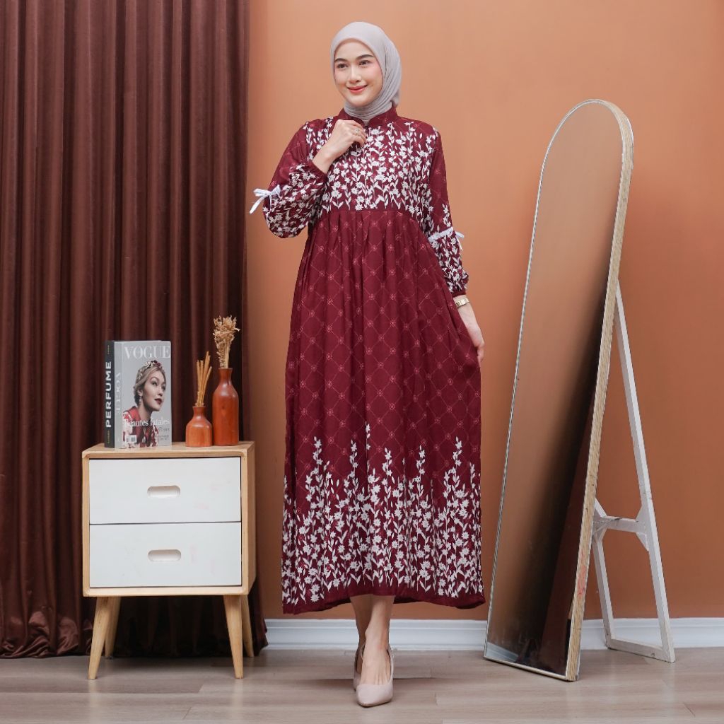Anjani Rayon Dress Busui Friendly Premium