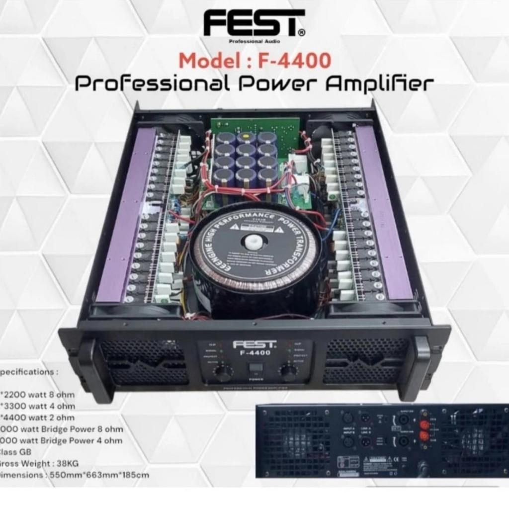 Power FEST F4400 Original Amplifier Fest F 4400 Class GB