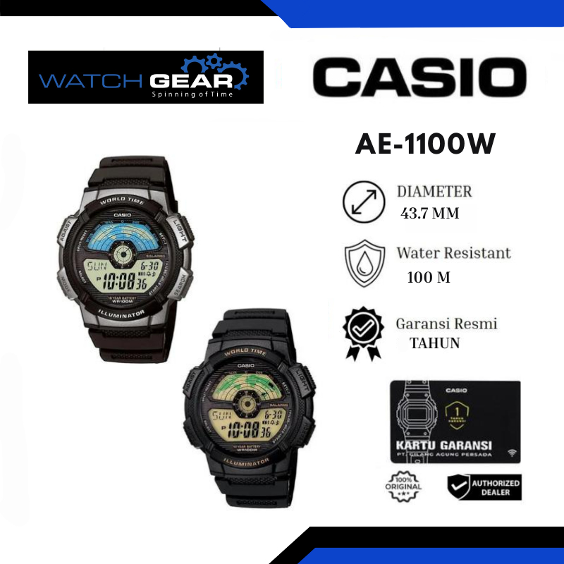 Jam tangan pria Casio AE-1100W