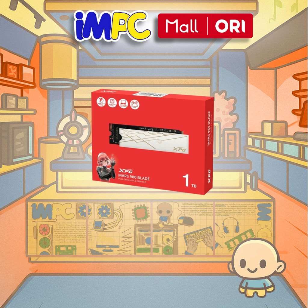 ADATA SSD XPG MARS 980 BLADE 1TB M.2 NVMe PCIE 5.0 GEN5