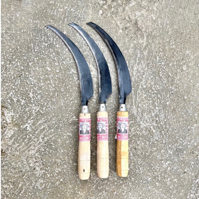 Gergaji Pisau Arit Padi Manual BESAR Bajai Asli Super Tajam Jenggot