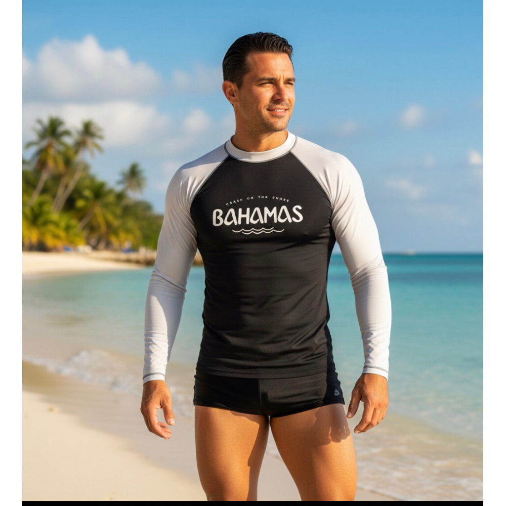 Baju Surfing Renang Rushguard BAHAMA's Second Preloved