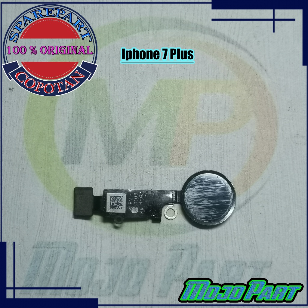 Iphone 7 Plus Fleksibel Flexible Fingerprint Sensor Sidik Jari Original Copotan | Mojo Part