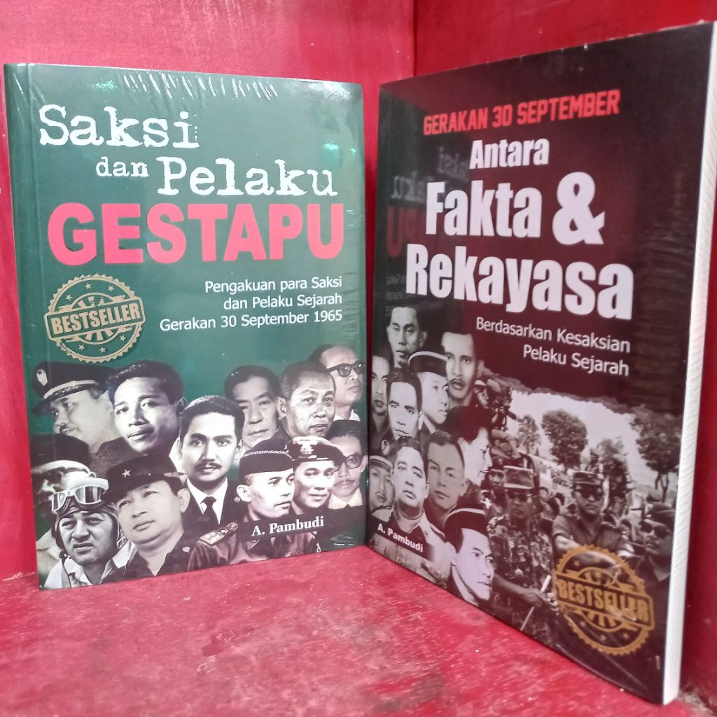 Buku Saksi dan Pelaku GESTAPU, dan Gerakan 30 September Antara Fakta & Rekayasa