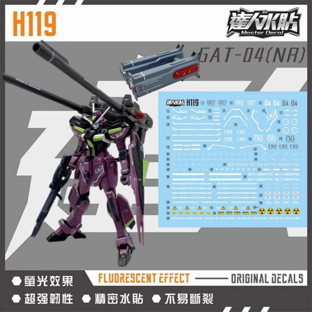 HG 1/144 WINDAM (NEO ROANOKE CUSTOM)+ EXPANSION SET FOR WINDAM & DAGGER L WATER DECAL MASTER DECAL
