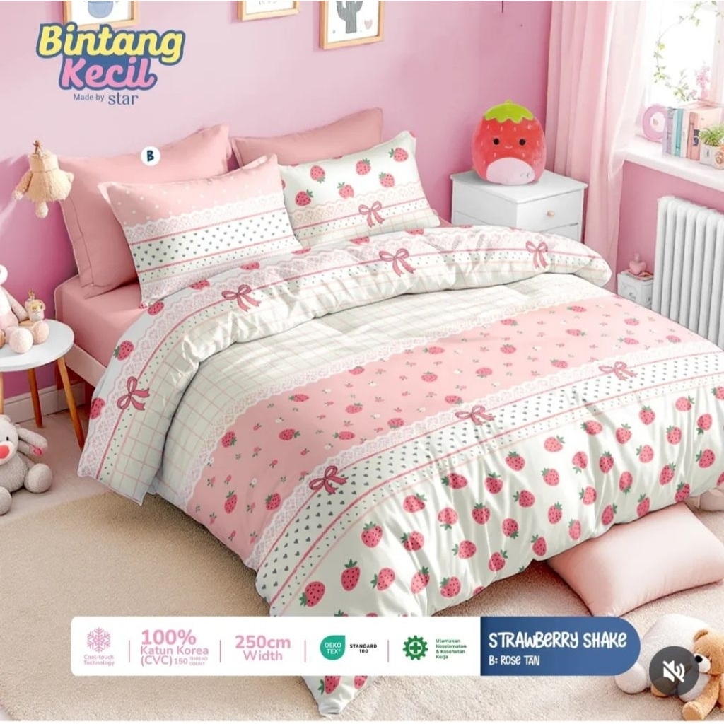 kain sprei kiloan  katun cvc star