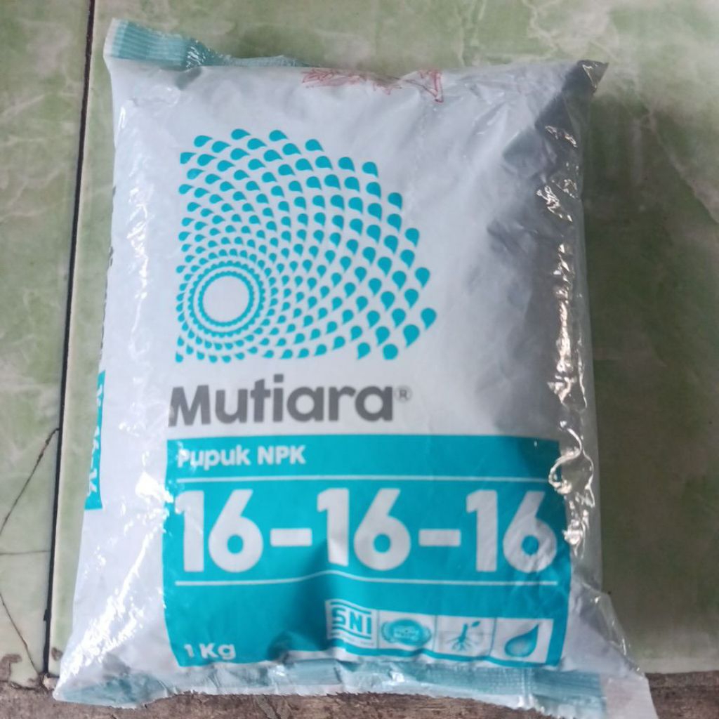 NPK MUTIARA 16-16-16 ASLI PUPUK TANAMAN