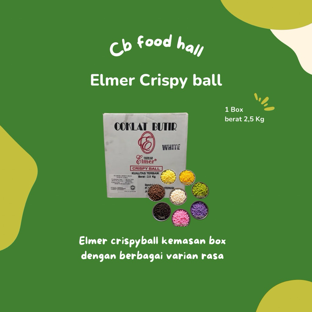 CRISPY BALL ELMER KEMASAN BOX 2.5KG