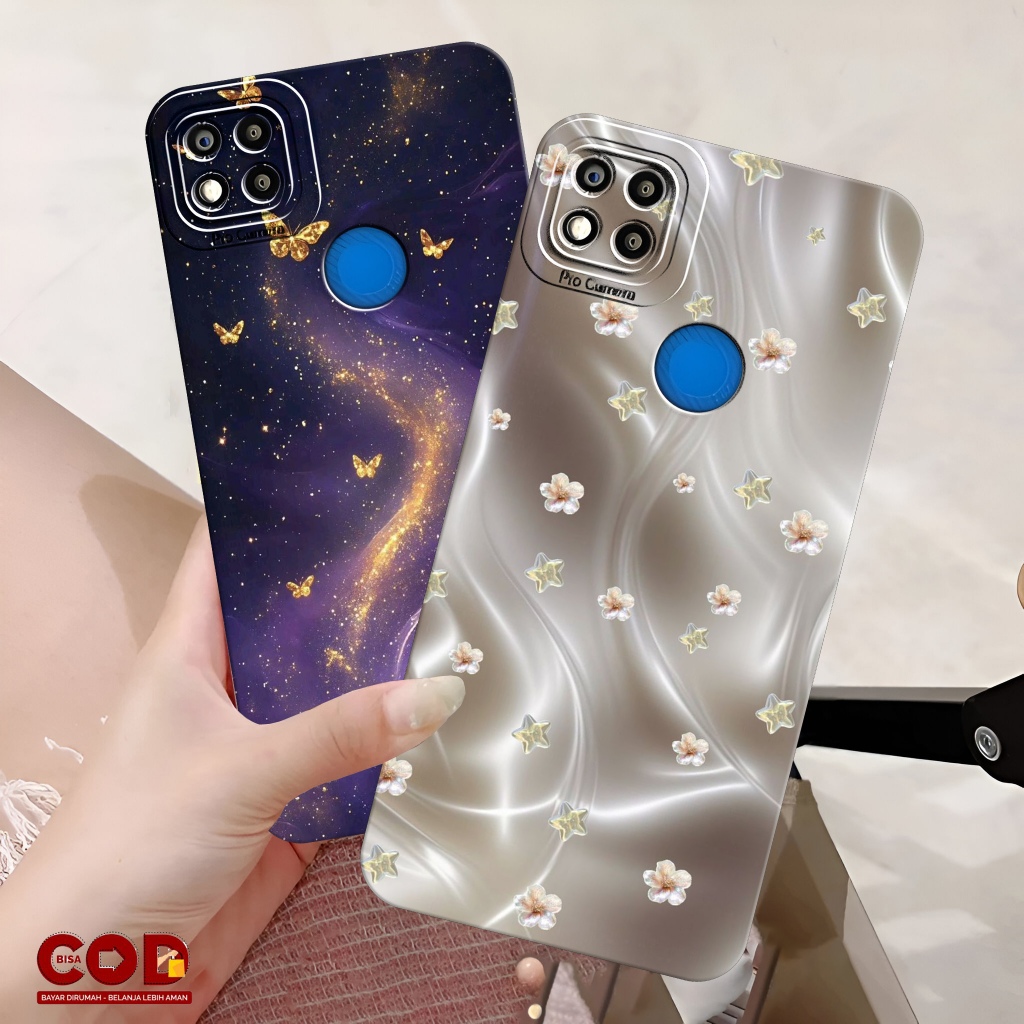 Case Hp Redmi 9C / Redmi 10A / Redmi 9A / Redmi 10C / Poco C40 Silikon Tpu Lentur Fashion Case Motif