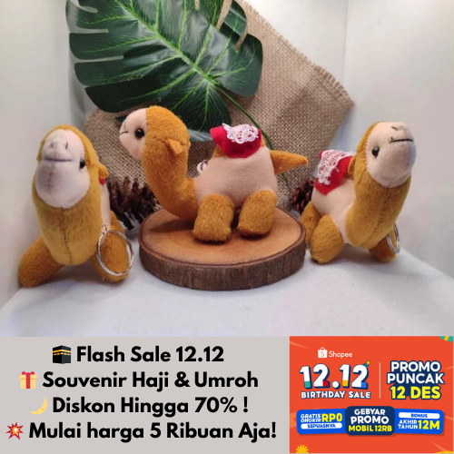 Gantungan Kunci Unta / Boneka unta / Oleh oleh haji umroh