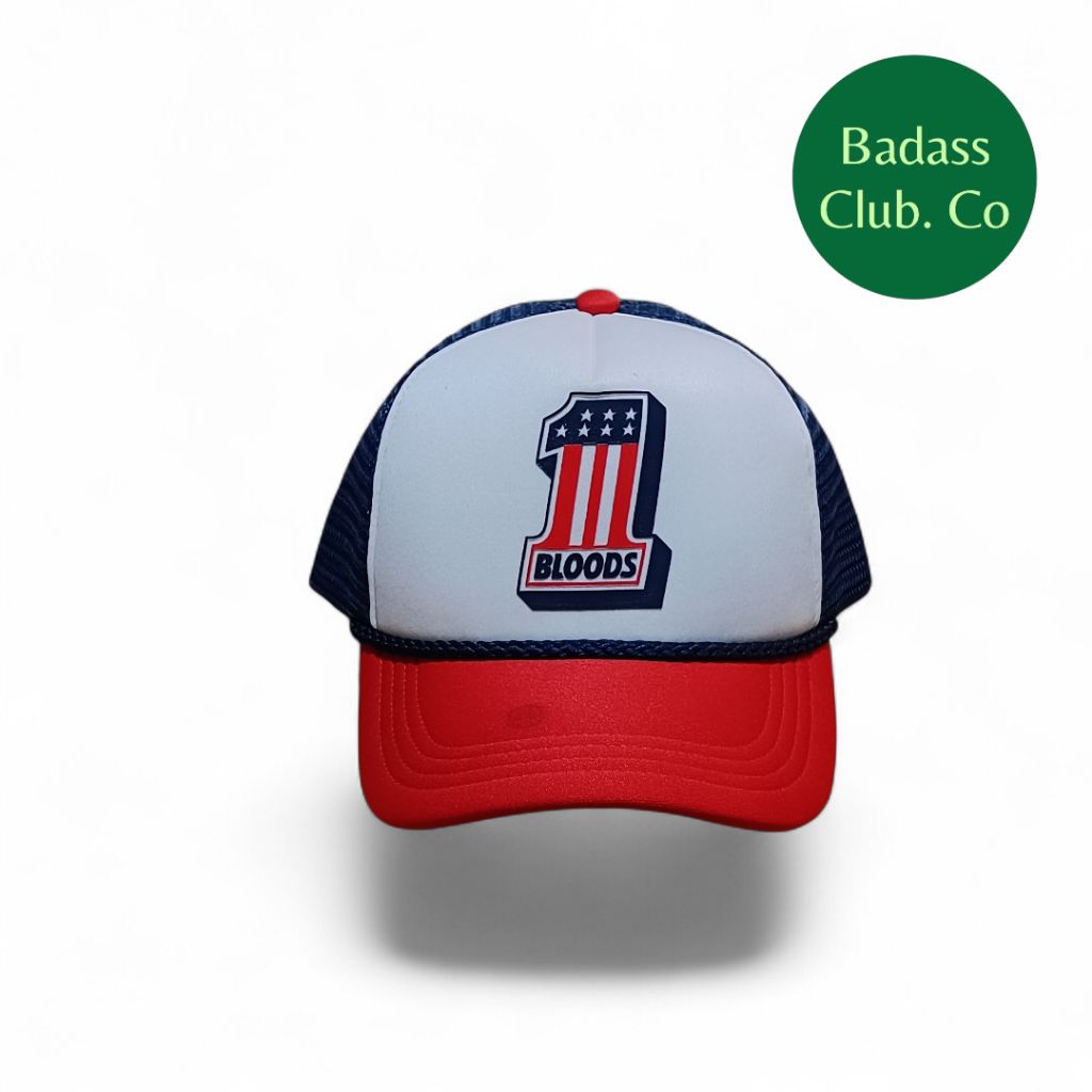 TOPI TRUCKER BLOODS OFFICIAL | RED NAVY WHITE | HT DAYTON