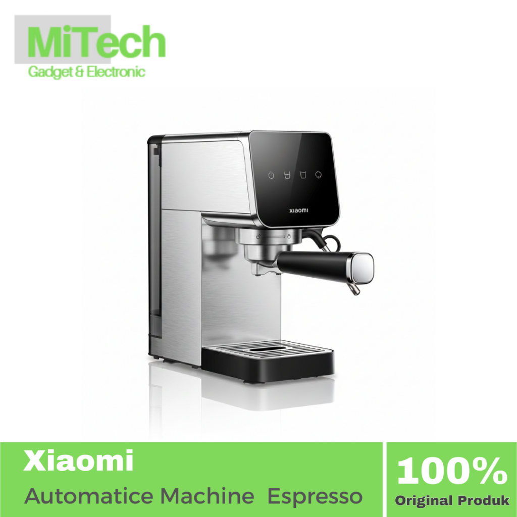 Xiaomi Semi-Automatic Espresso Machine 1350W Coffee – Mi Mesin Kopi Espresso & Milk Frother, 0.9L