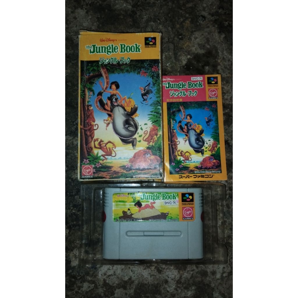 kaset snes jungle book