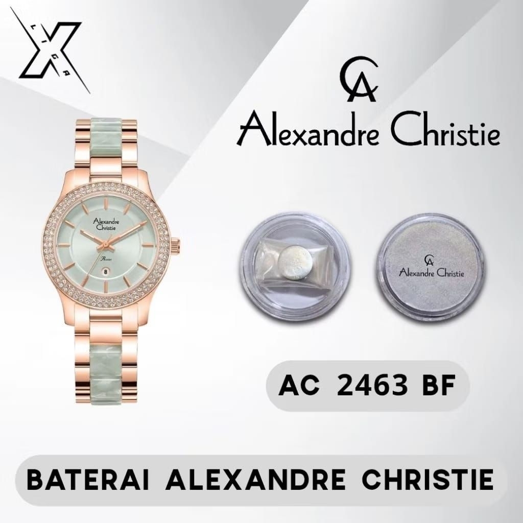 Baterai Jam Tangan Original Alexandre Christie AC 2463 BF