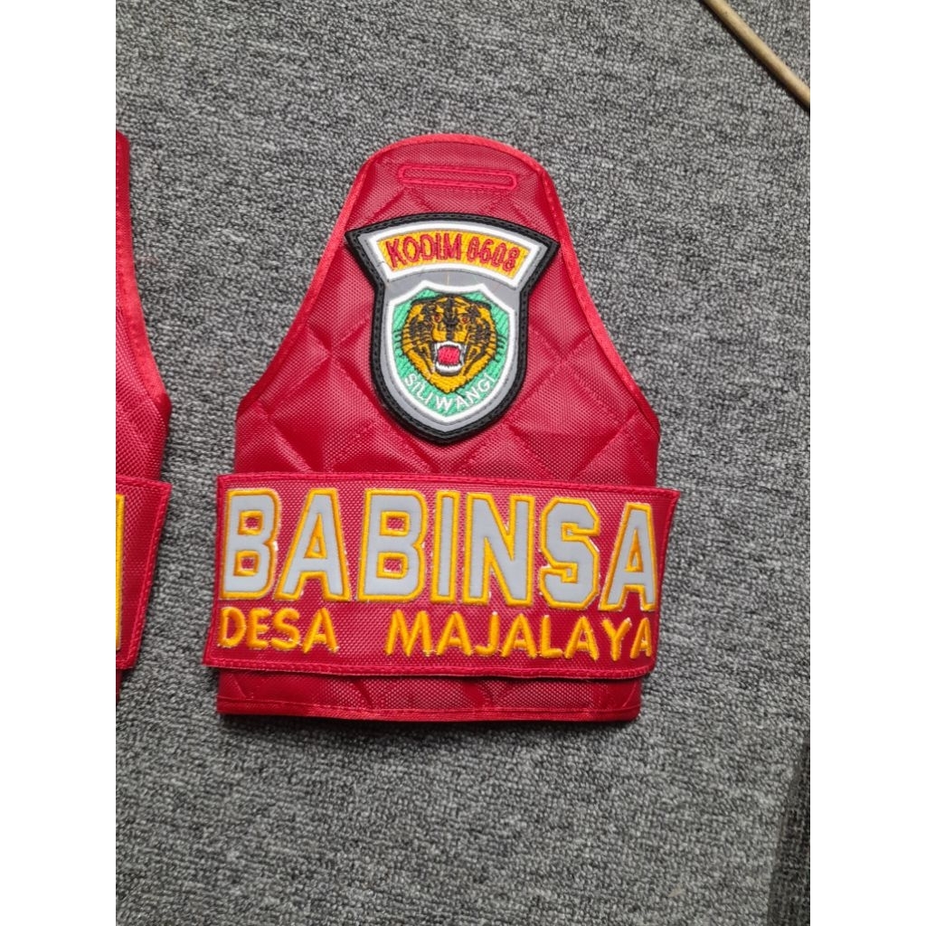 ban lengan babinsa ful perekat bisa custem logo