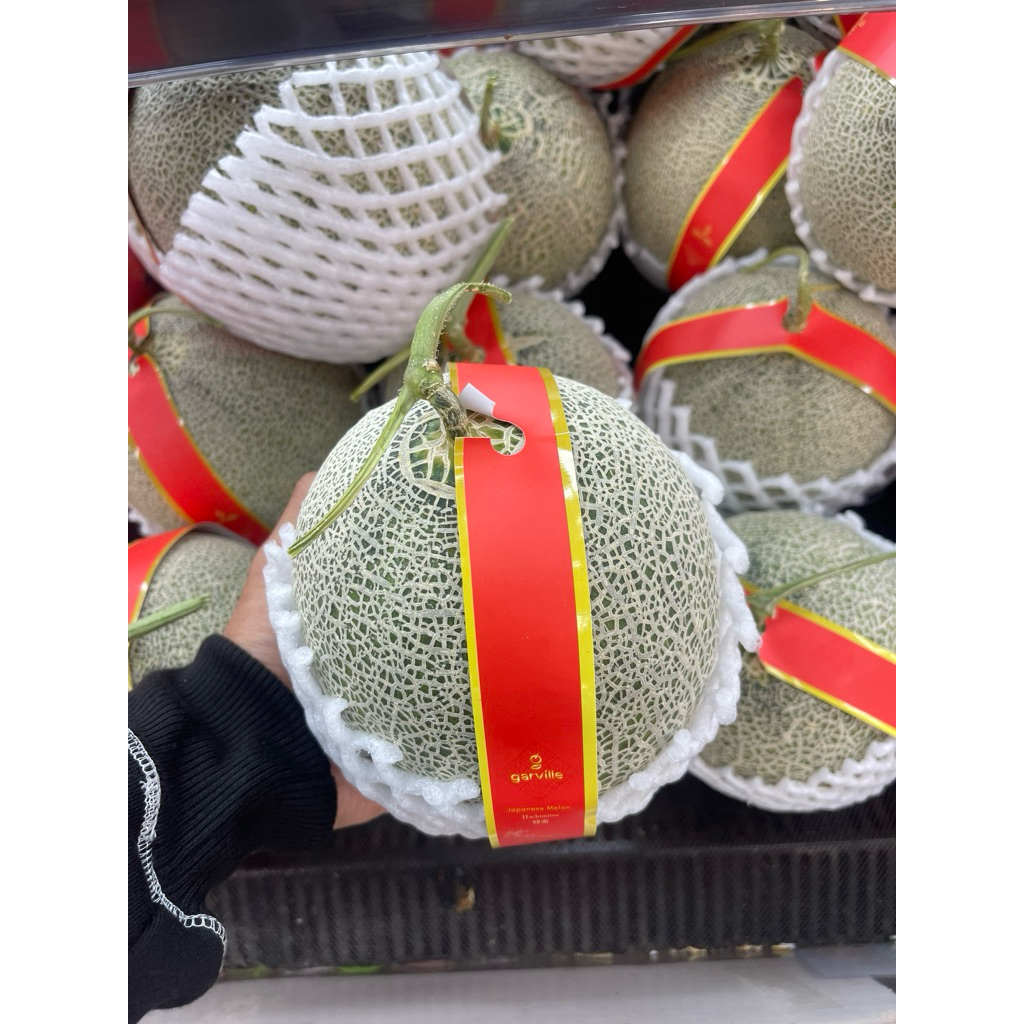 Buah Melon Godend Hachimitsu / Buah Melon Jepang Daging Orange Manis / Pcs