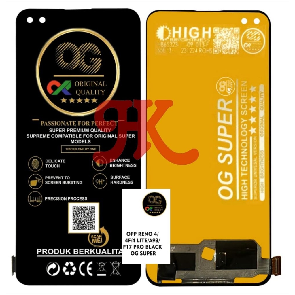 LCD OPPO RENO 4 LCD TOUCHSCREEN OPPO RENO 4/4F/4LITE/F17 PRO LCD FULLSET ORIGINAL