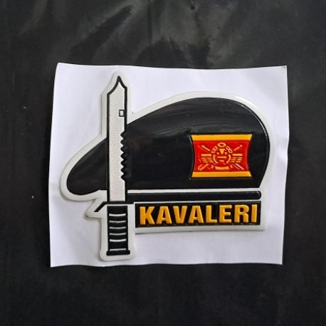 stiker embos logo baret KAVALERI KOSTRAD MARINIR RAIDER