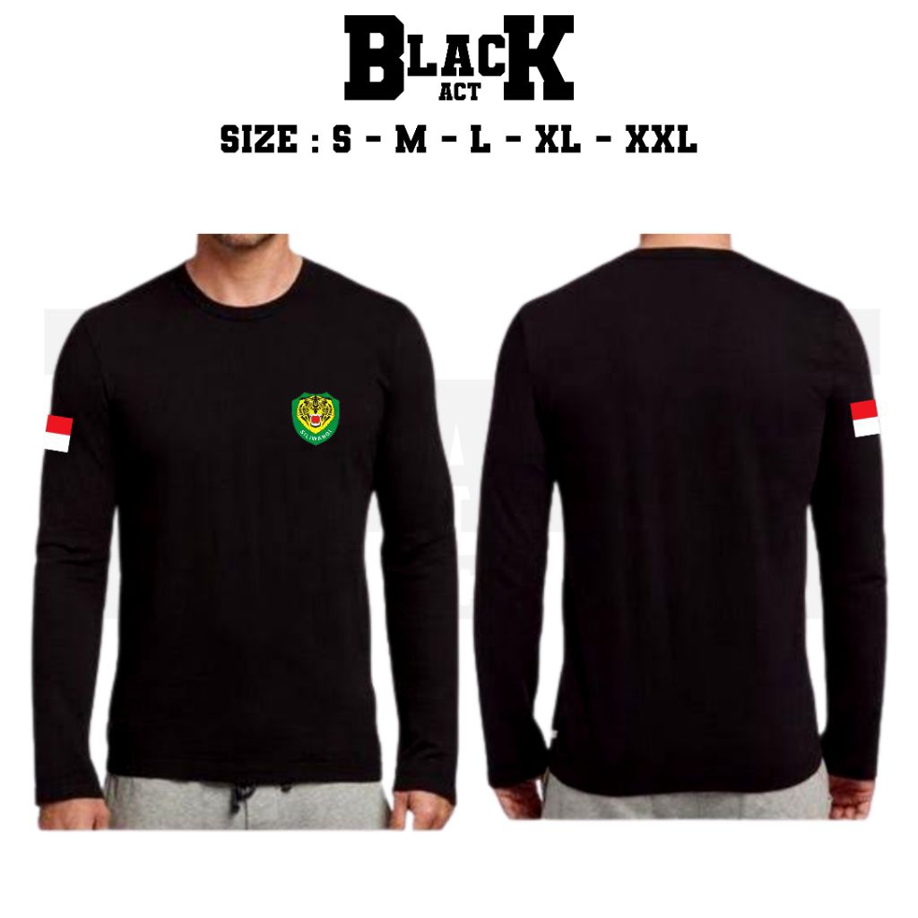 KAOS KODAM SILIWANGI LOGO DADA LENGAN PANJANG