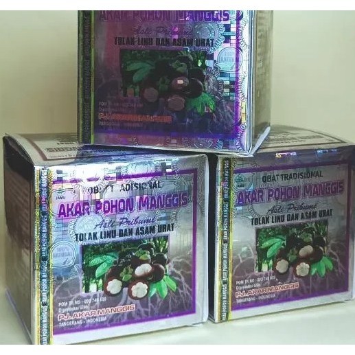 Herbal Akar Pohon Manggis Obat Asam Urat Pegal linu 20 Sachet ASLI ORIGINAL