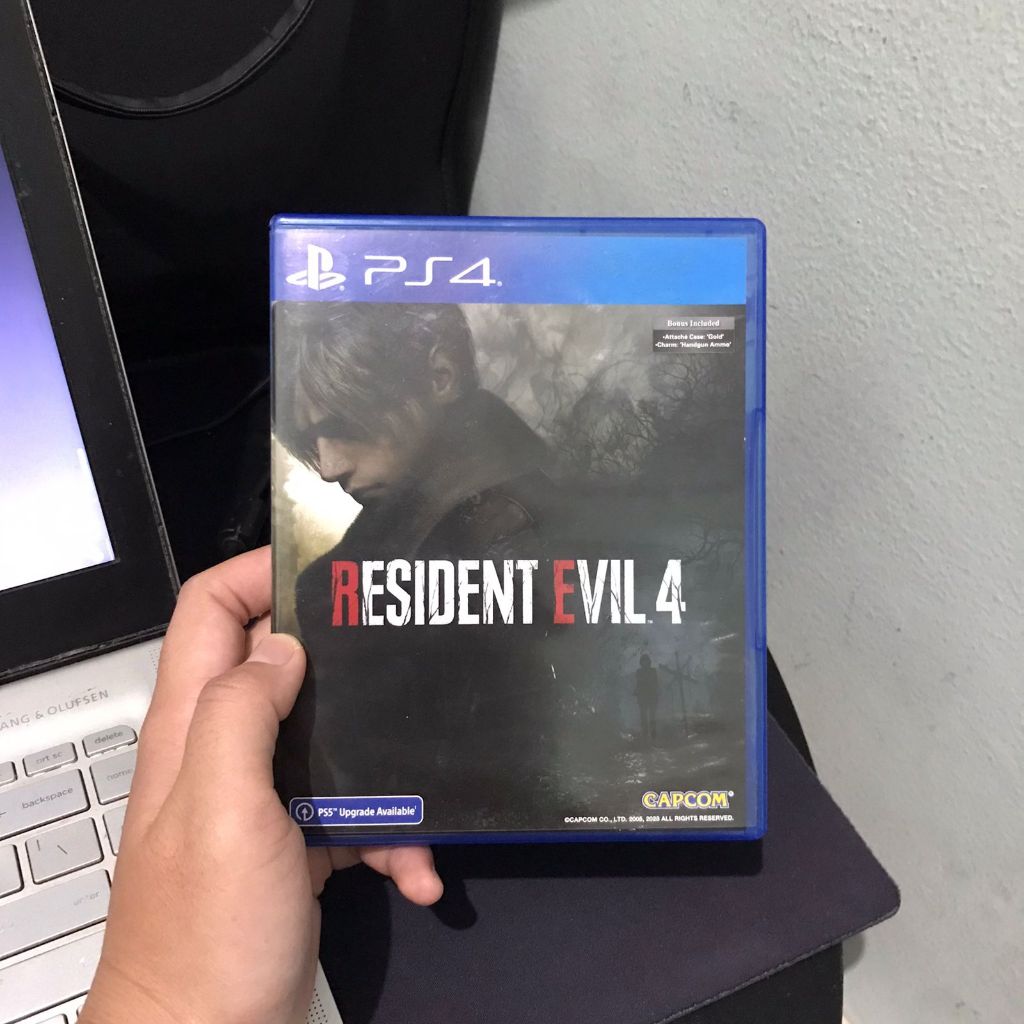BD Kaset PS4 Game Resident Evil 4 Remake Region 3 Second