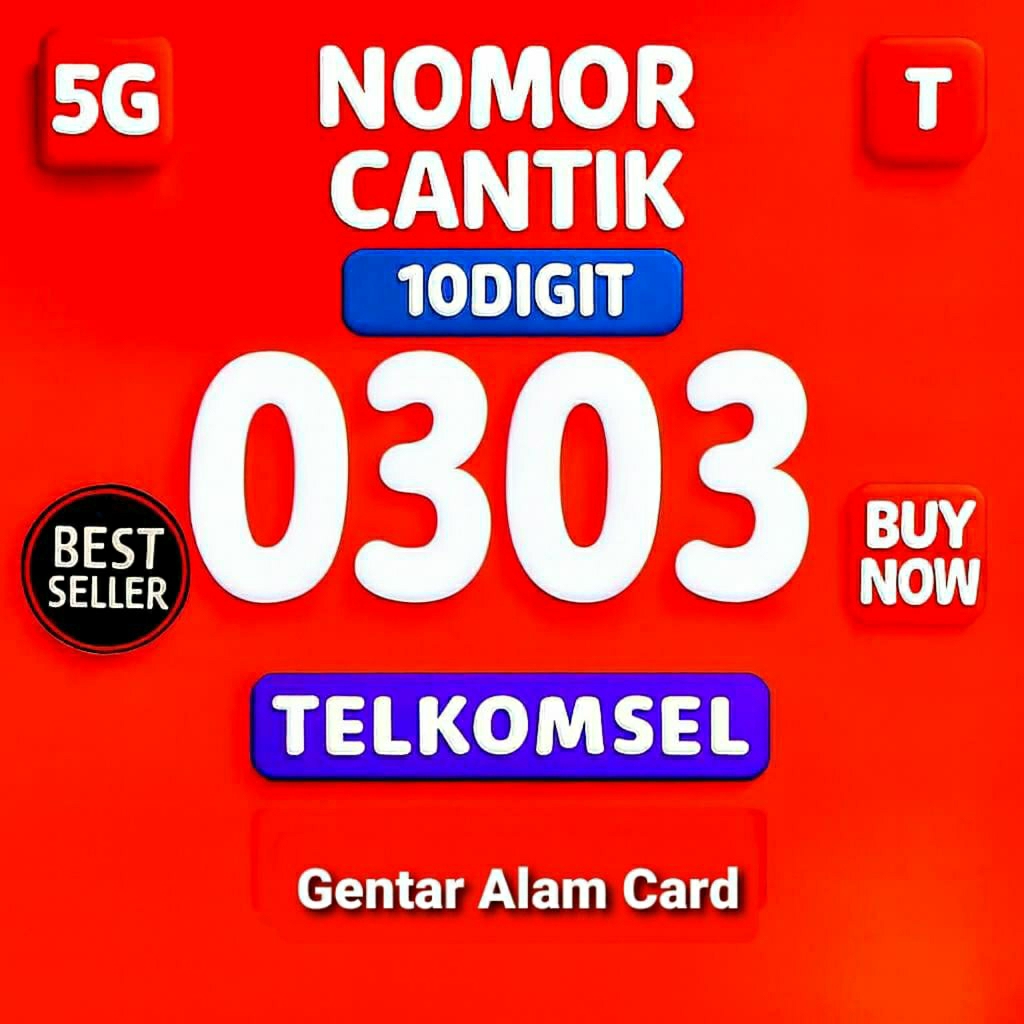 Nomor Cantik Telkomsel 10 Digit Prabayar SimPATI Ekor 0303