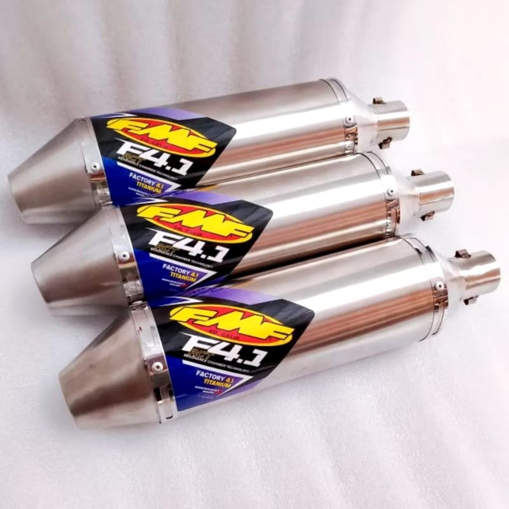 FMF F4.1 CANISTER ONLY STAINLESS 38MM