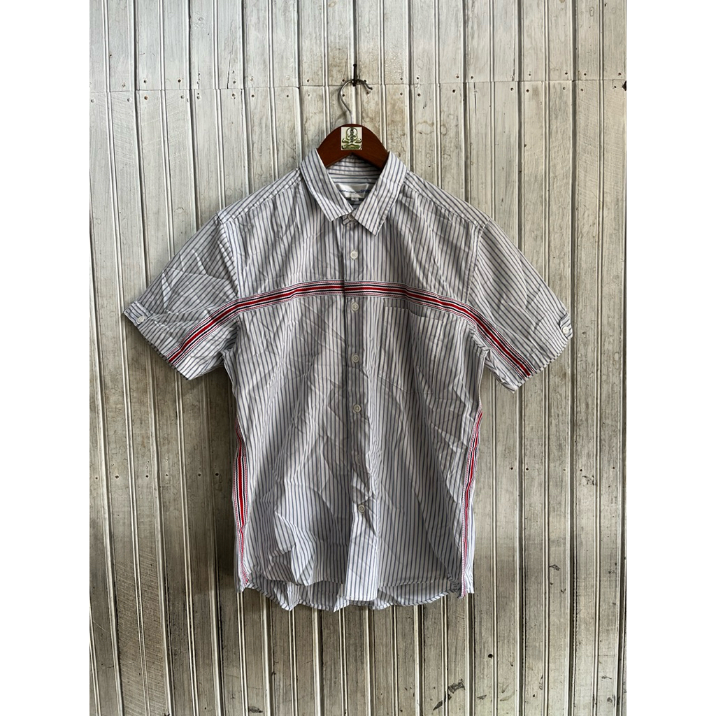 Kemeja Stripe Comme des Garcons