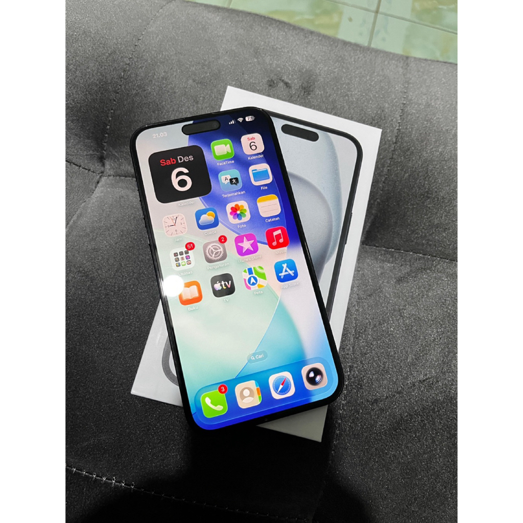 Iphone 15 Plus 128gb Second Mulus Inter Original Pemakaian Pribadi
