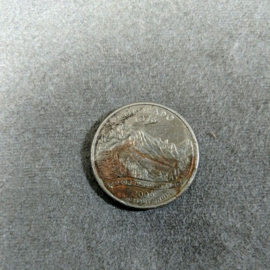koin liberty quarter edisi 50 state Amerika Colorado 2006