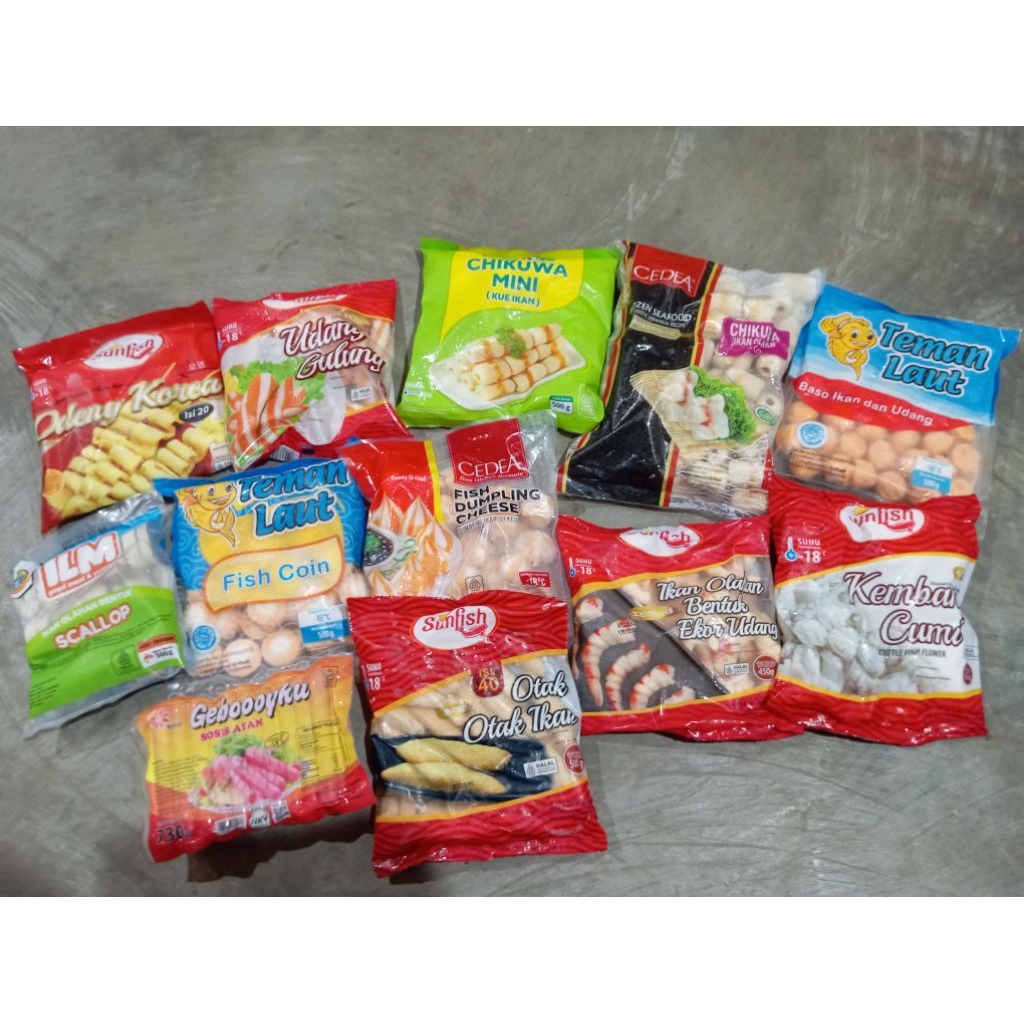 dumpling tempura dan kerupuk seblak