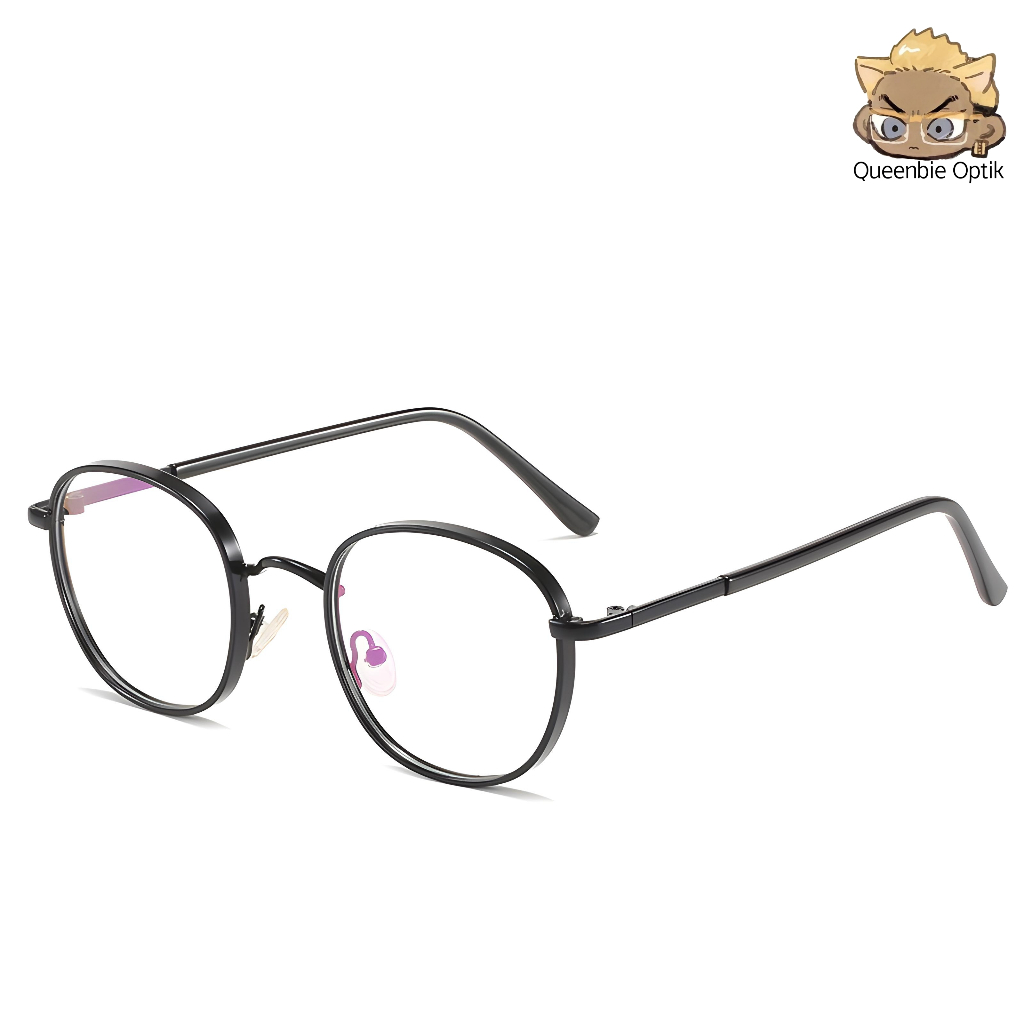 Kacamata bulat pria/wanita korea bluecromic,photocromic GM01 2261