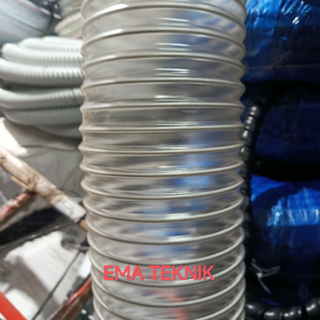 Selang flexsibel Pu ducting hose 1¼"inch Selang flexsibel plastik flex