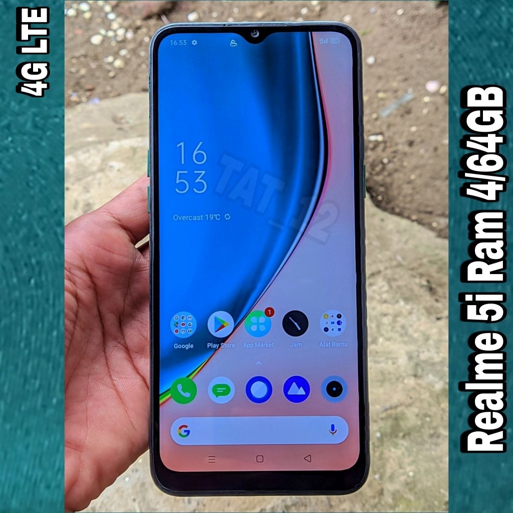 Realme 5i Ram 4GB Internal 64GB Sinyal 4G (LTE) Second Siap Pakai Normal Berkualitas Dan Bergaransi 