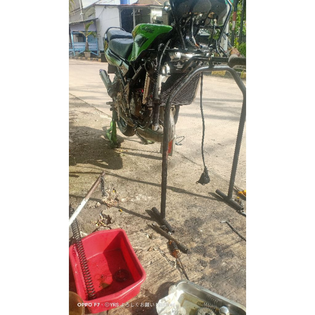 Treker Buka as sok depan Ninja RR New RR OLD