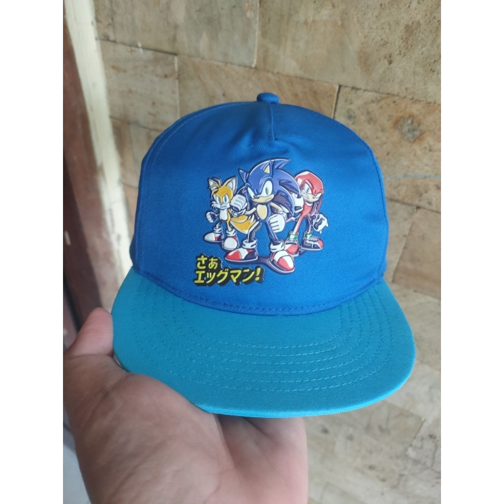 Topi Anak HnM x Sonic Original Fashion Pria/Wanita