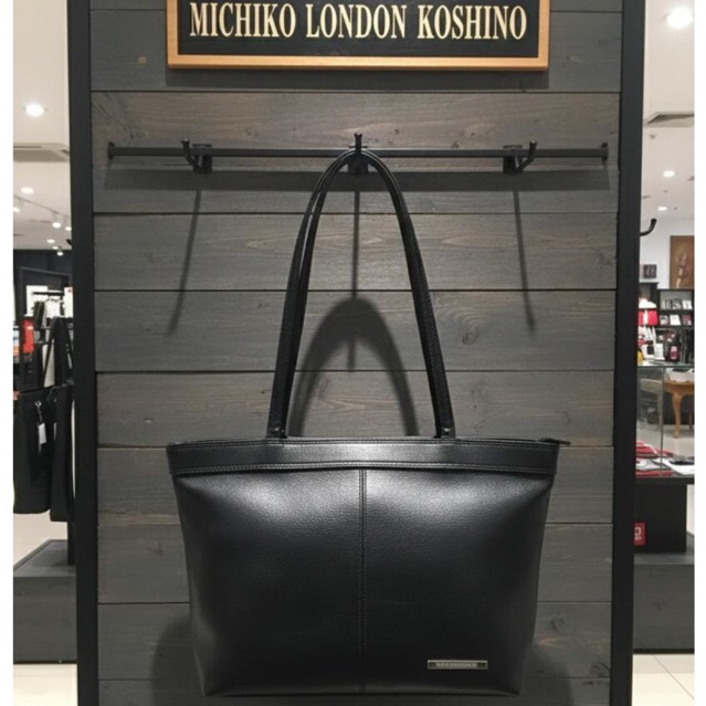 tas tote bag kerja, kuliah hitam michiko kulas asli bagus murah