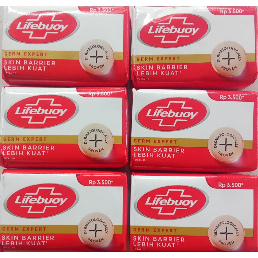 6 batang sabun Lifebuoy/sabun Lifebuoy/Lifebuoy batangan/sabun batangan/sabun mandi/sabun/lifebuoy