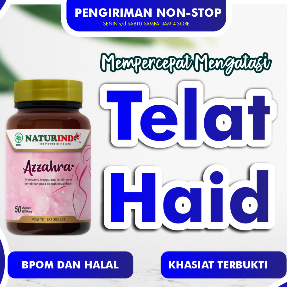 Pelancaran Menstruasi Telat Haid Bulan Detox Rahim Obat Telat Datang Bulan Azzahra