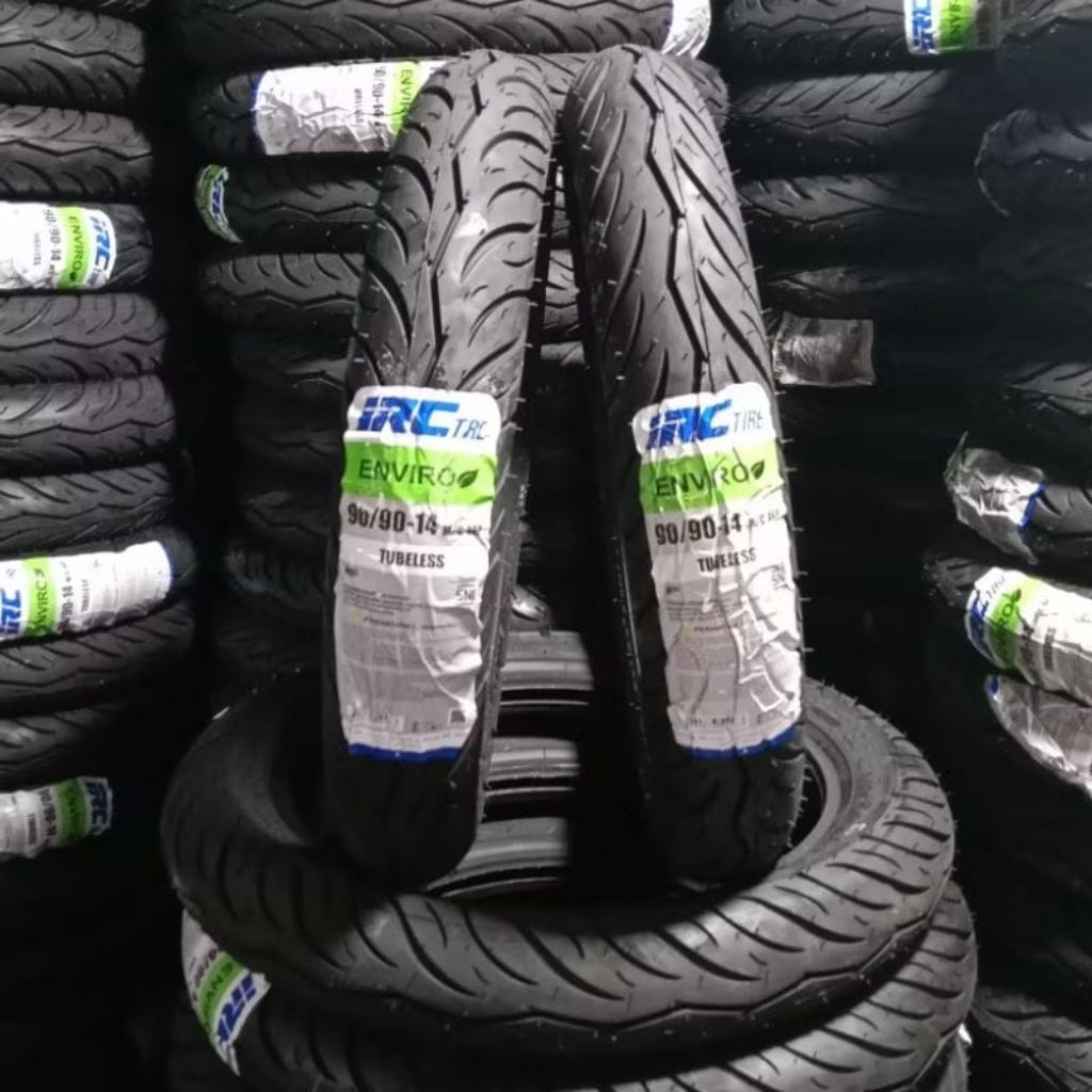BAN LUAR TUBLES IRC ENVIRO UKURAN 90/90-14 BAN BELAKANG VARIO VARIO 125 BEAT BEAT FI SCOOPY SPACY RI