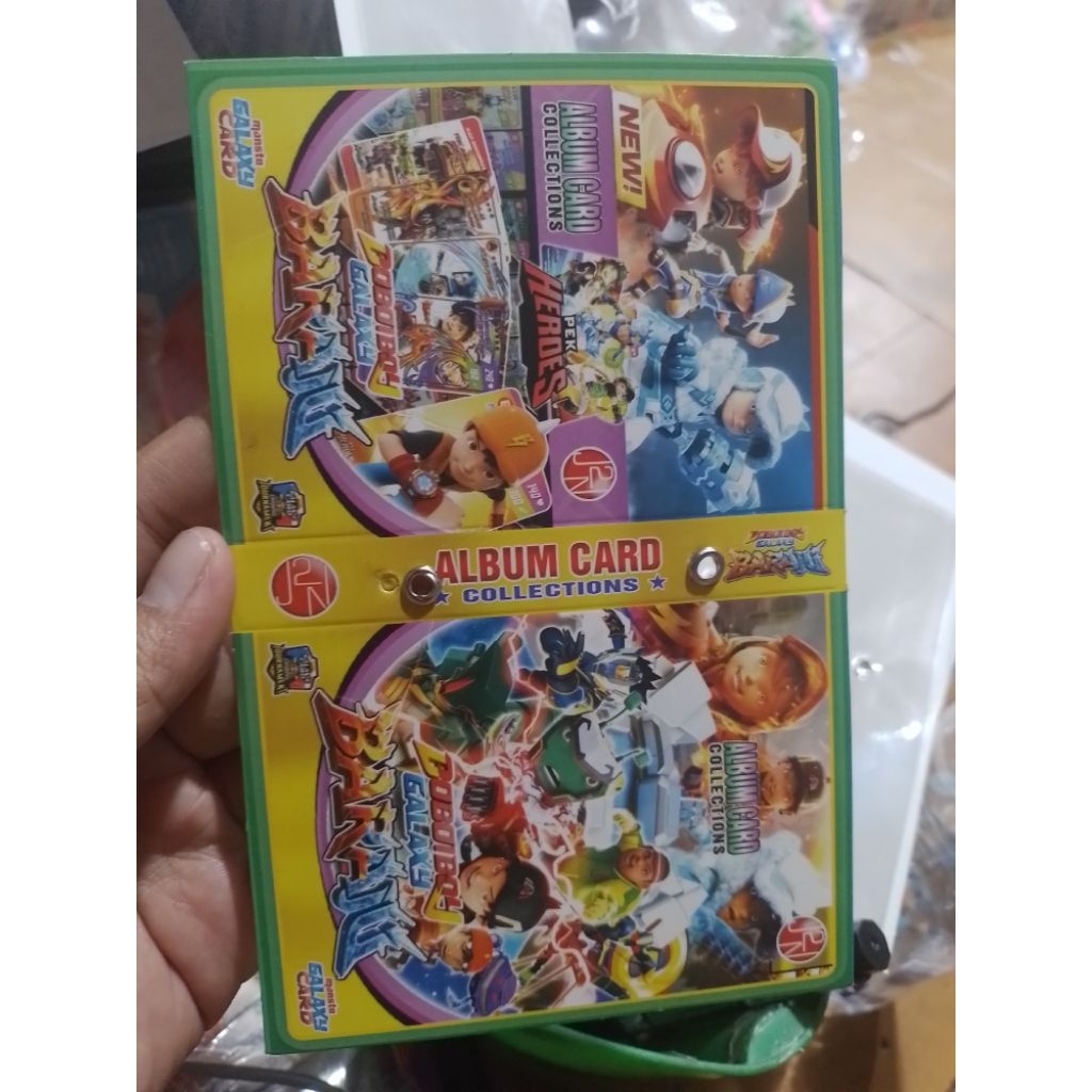 10 PCS ALBUM KARTU GAMBAR BOBOIBOY(RANDOM)
