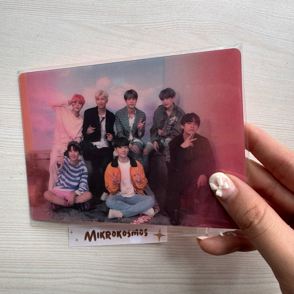 SEALED OFFICIAL - POB WEVERSE BTS memories 2019 lenticular photoframe ot7