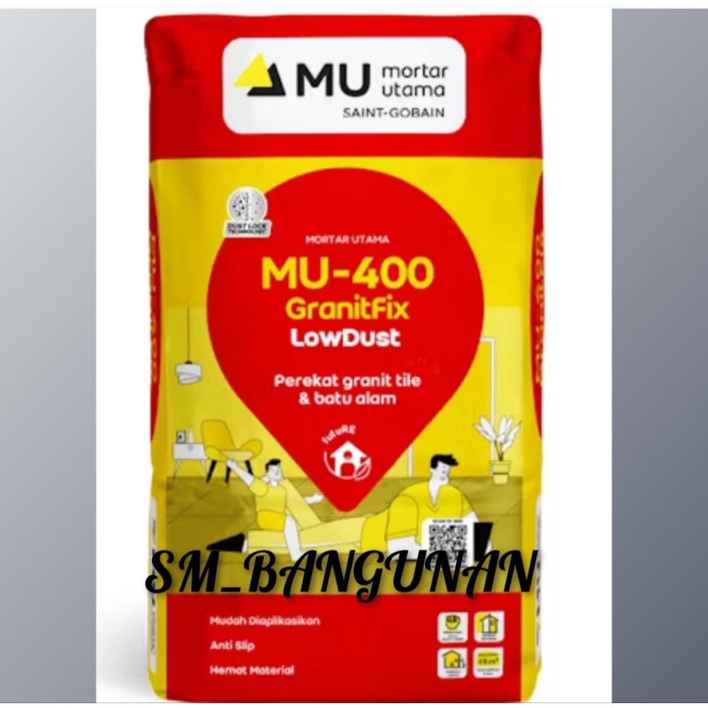 Mortar MU 400 Perekat GRANITE TILE 25 KG