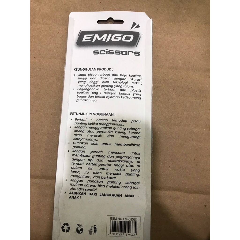 Buku & Alat Tulis > Perlengkapan Sekolah & Kantor > Gunting